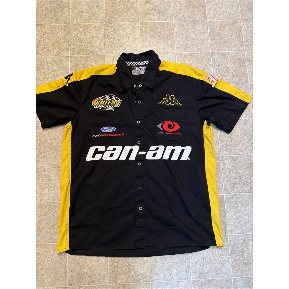 Kappa Men's Ford Earnhardt Can-am 32 Graphic T-shirt Gofas Racing L Button Up
